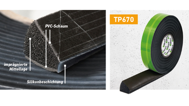illbruck erweitert das Sortiment an luftdichten Dichtbändern für Montagefugen