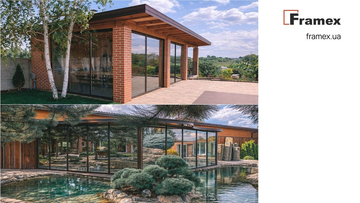 Панорамные раздвижные конструкции Framex SL3000 в новых проектах в Днепре