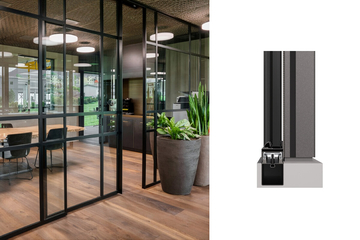 Forster adds sliding door option to the Forster Presto XS steel system
