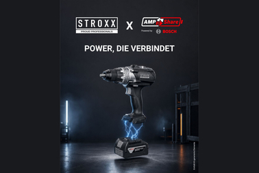 STROXX tritt der Akku-Werkzeugallianz AMPShare von Bosch bei