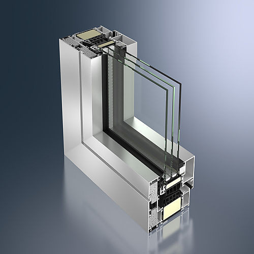 Компания Schuco создала первое пассивное окно из алюминия.