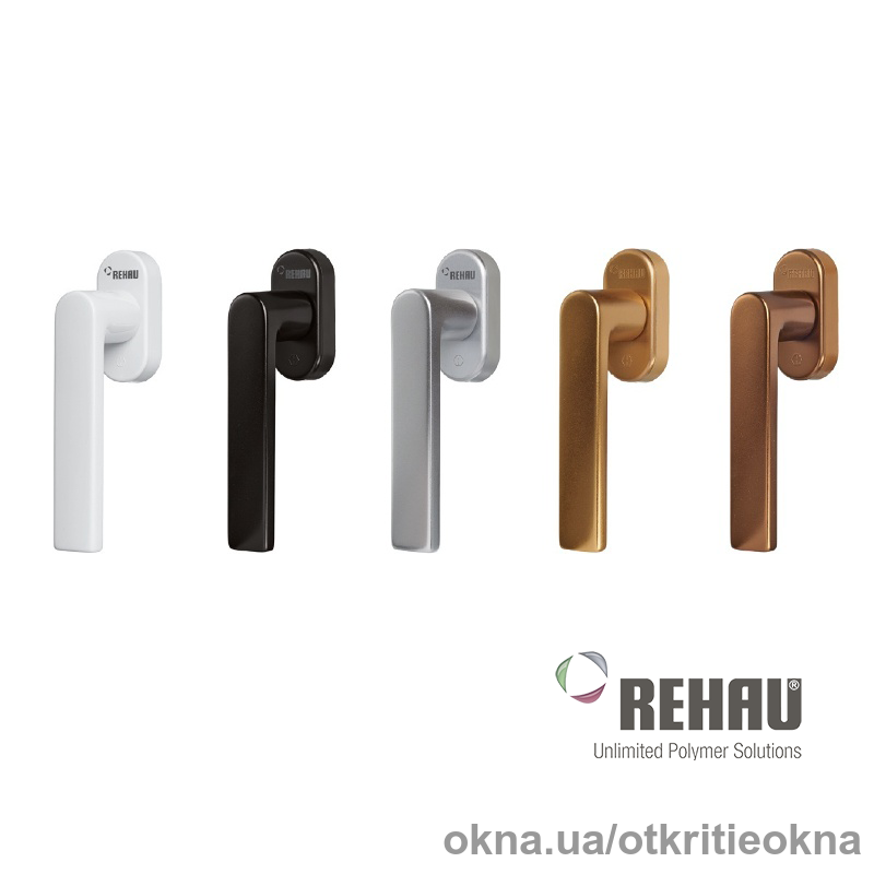 В линейку продаж добавлена противовзломная ручка HOPPE Secustik с логотипом Rehau