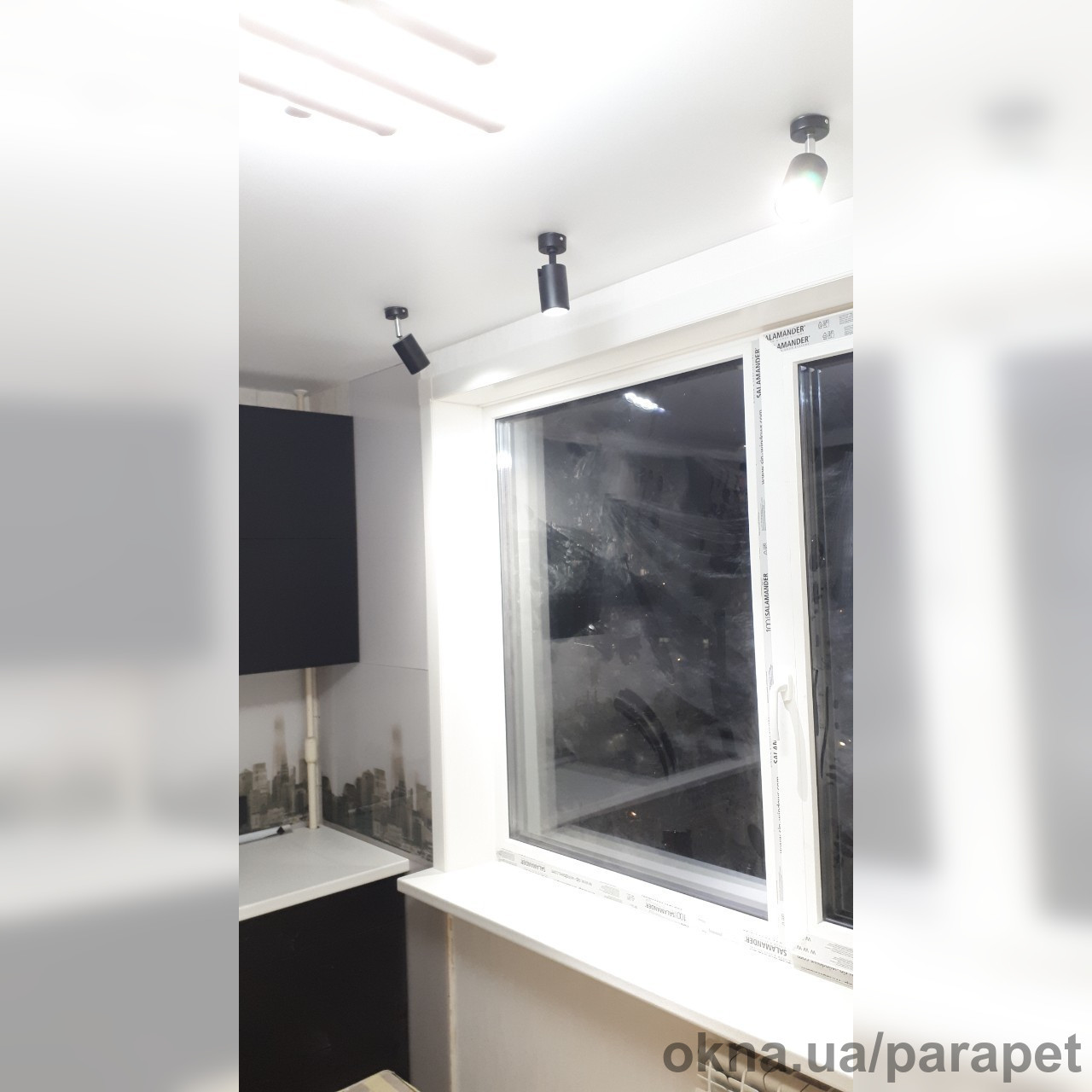 Фотоотчет с места установки системы откосов Кюнель.