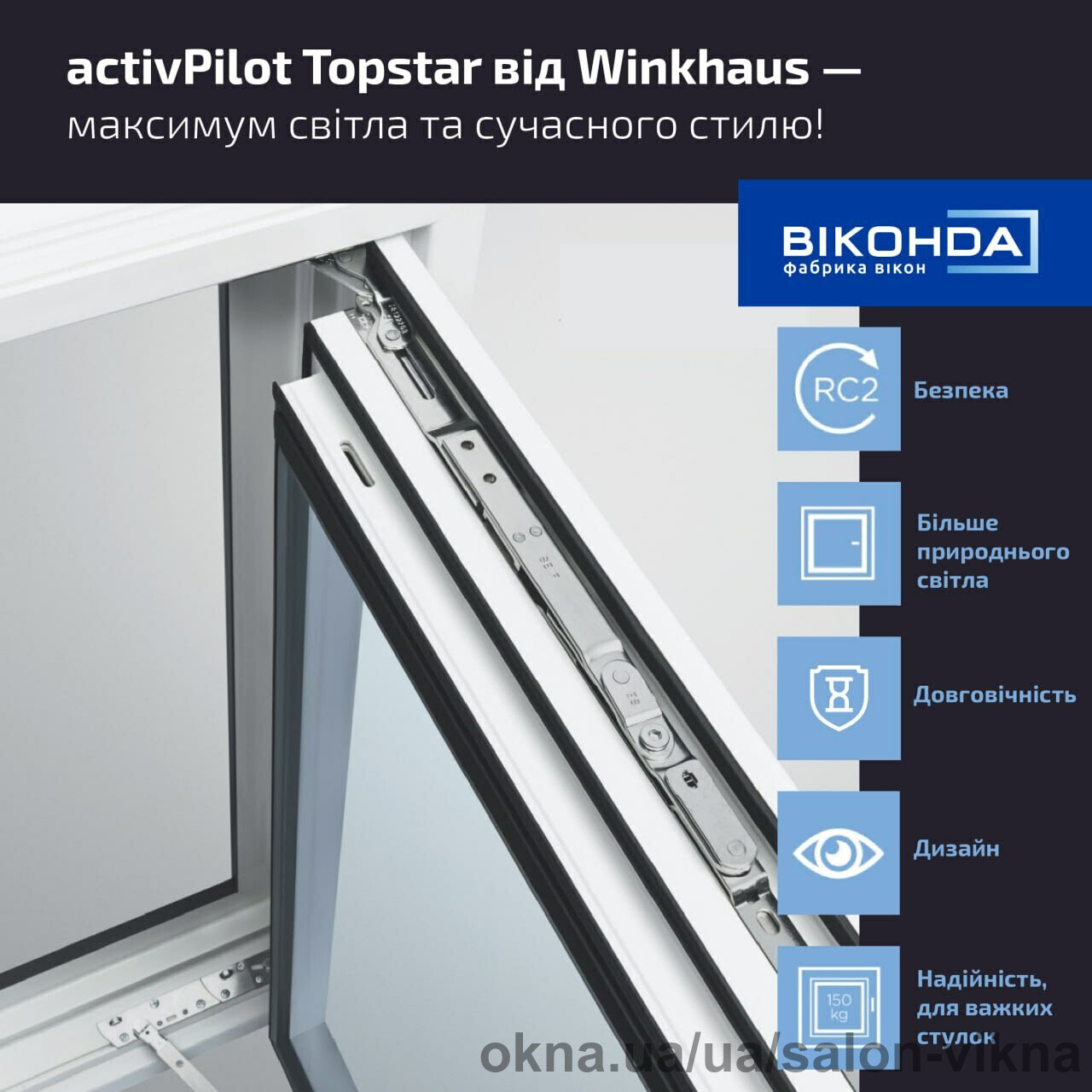 ActivPilot Topstar - максимум світла та сучасного стилю.