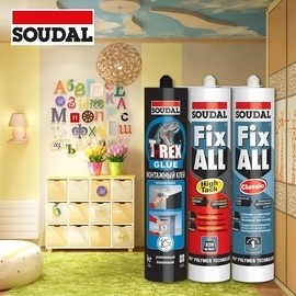 Ремонт в детской комнате с Soudal.