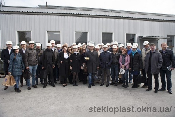 Завод Stekloplast посетили основатели Сообщества Украинских Предпринимателей