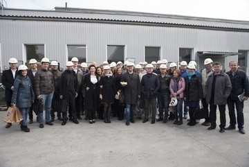 Завод Stekloplast посетили основатели Сообщества Украинских Предпринимателей