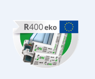 Вікна з європейського профілю R400 eko Steko коштуютьна 50 грн дешевше