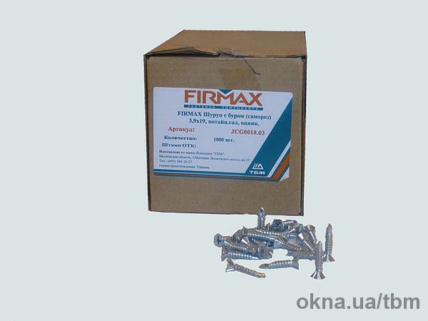 Брендовые армировочные шурупы Firmax от Т. Б. М. - Украина