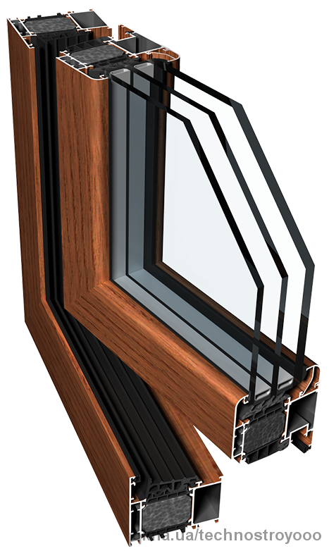 Нова система алюмінієвих вікон Ponzio PE 78N з підвищеною теплоізоляцією