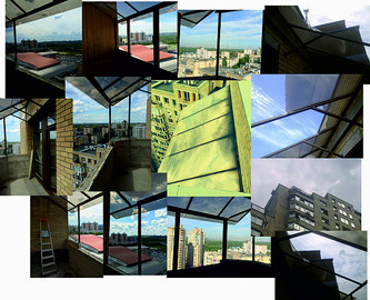 Остекление баклона с выносом часть 1