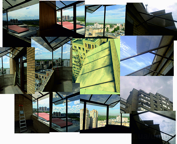 Остекление баклона с выносом часть 1