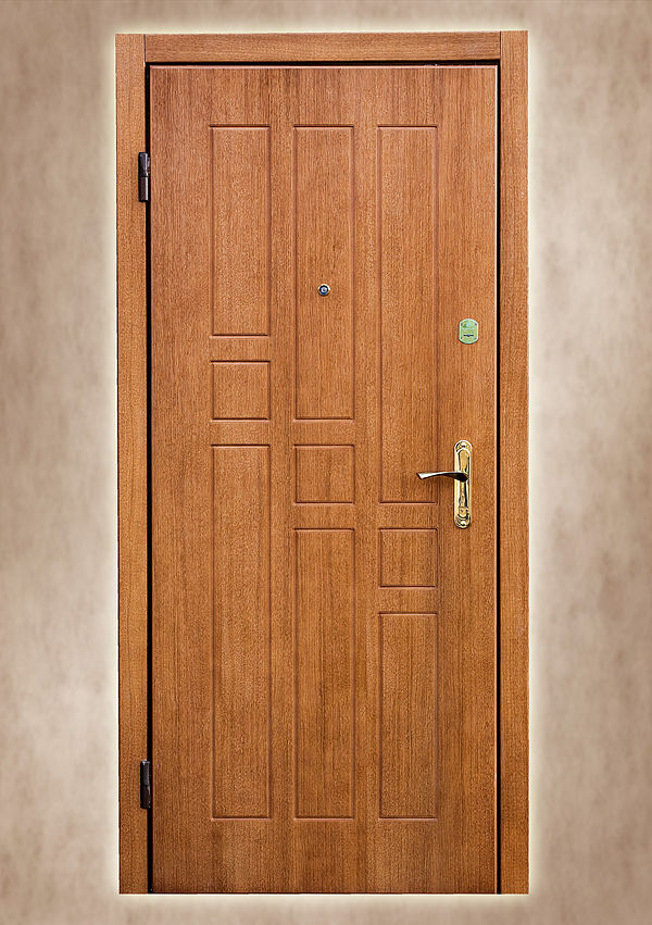 Новинка: двері вхідні металеві з МДФ накладками