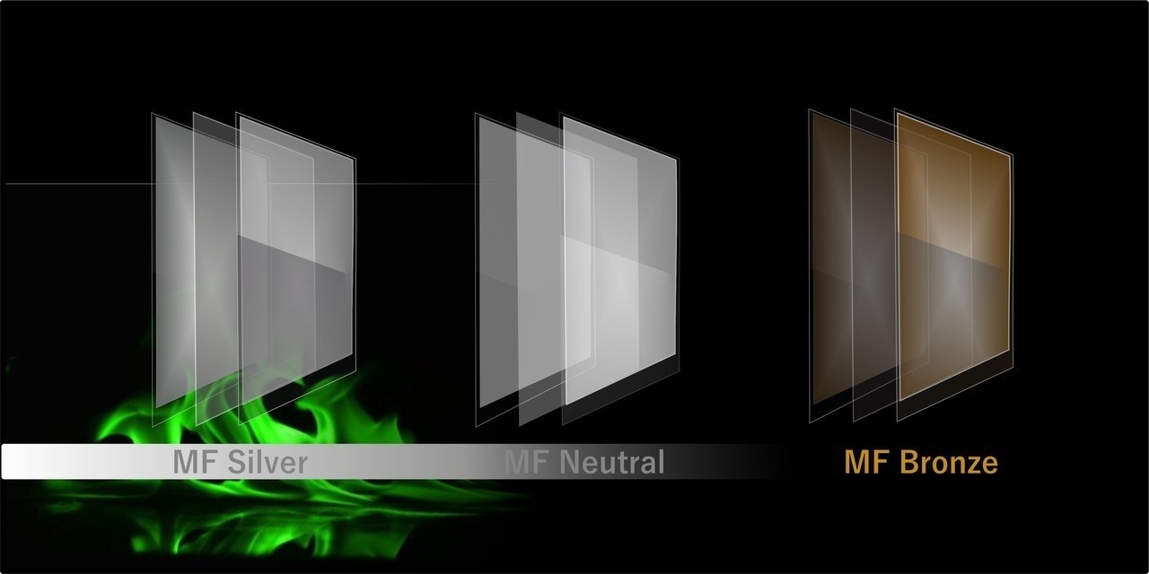 Доступно мультифункциональное (MF) стекло в трех цветовых решениях