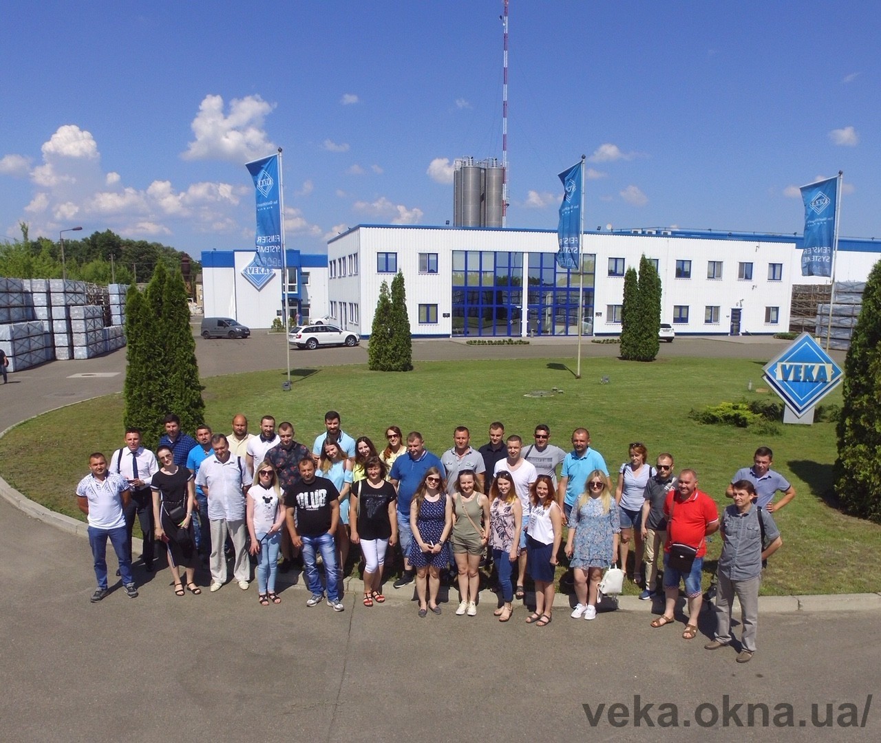 Дилеры "Вікнопром" посетили завод VEKA Украина