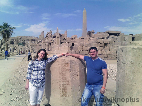 Подарок — поездка в теплый Египет, получил партнер от ТМ "ВікноПлюс" по итогам работы в 2014 году.