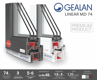 У Віндоу-Пласт нова німецька система: Gealan Linear MD!