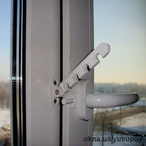 Новинка! Обмежувач відкривання вікна "гребінка"