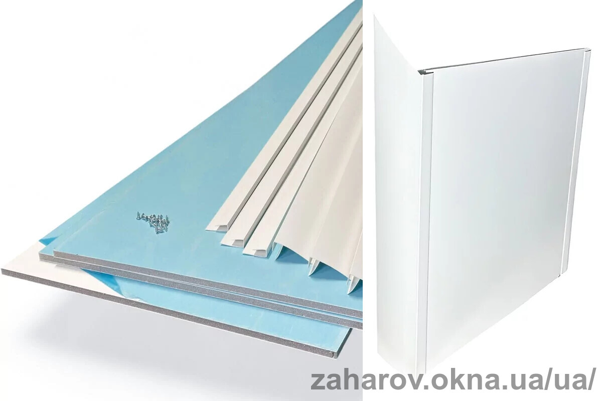 Новинка у «Захаров»: готові відкоси з сендвіч-панелі 400 мм для вікна 1500×1500