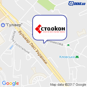 100 Вікон на мапі 100 Вікон на мапі
