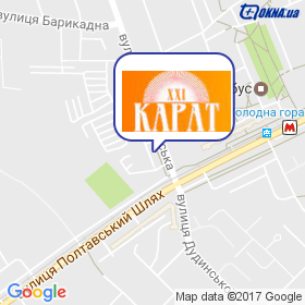 21 Карат на мапі 21 Карат на мапі