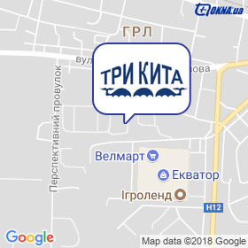 Три кіта на мапі