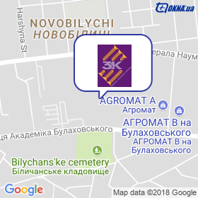 Kyivska Kripylna Kompaniia on the map