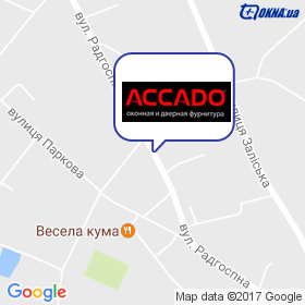 ACCADO на мапі ACCADO на мапі