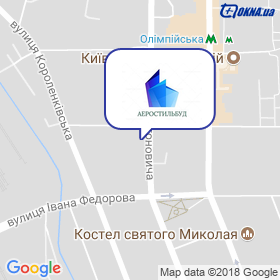 Аеростильбуд на мапі