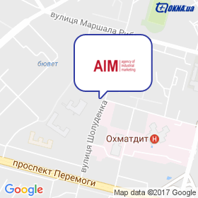 Агентство Індустріального Маркетингу на мапі Агентство Індустріального Маркетингу на мапі