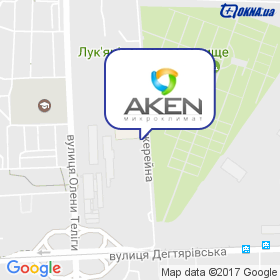 Акен на карте