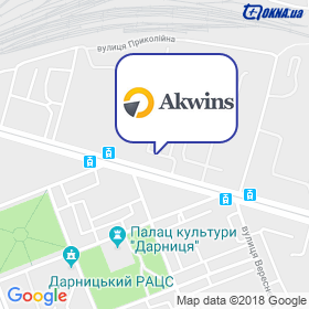 Akwins на мапі