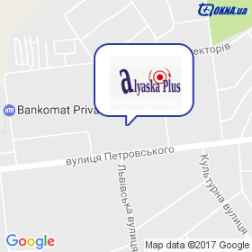 Аляска Плюс на мапі Аляска Плюс на мапі