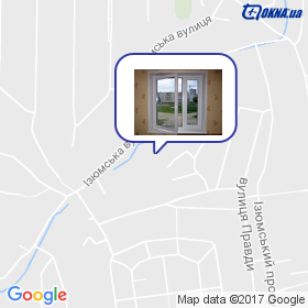 Альохіна на мапі