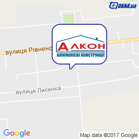 АЛКОН на мапі АЛКОН на мапі