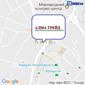 Алма Трейд на мапі Алма Трейд на мапі