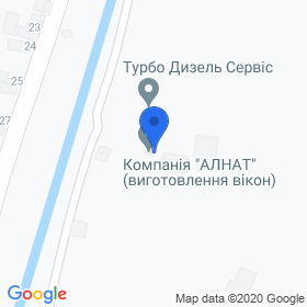 ПП Віконна компанія АлНат на мапі ПП Віконна компанія АлНат на мапі