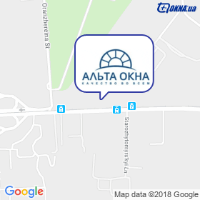 AL'TA OKNA on the map AL'TA OKNA on the map