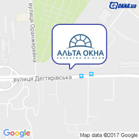 АЛЬТА ВІКНА на мапі АЛЬТА ВІКНА на мапі