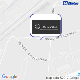 АЛЮМ на мапі АЛЮМ на мапі