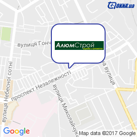 АлюмСтрой на мапі АлюмСтрой на мапі