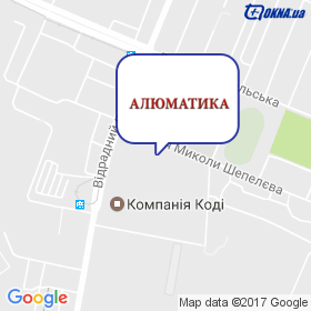 Алюматика на карте Алюматика на карте