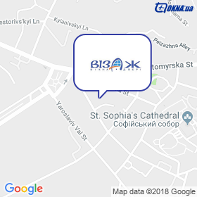 Vizazh on the map Vizazh on the map