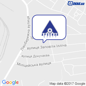 Арсенал-Центр на мапі