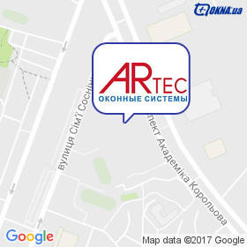 АРтек, ДП на мапі АРтек, ДП на мапі