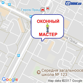 Харківські Вікна на мапі Харківські Вікна на мапі