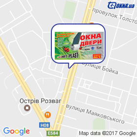 Арт-Пласт на мапі Арт-Пласт на мапі