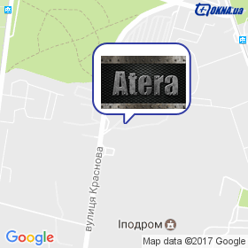 Атера на мапі