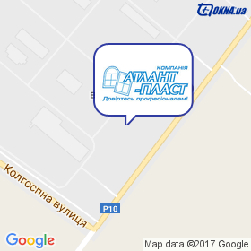Атлант-Пласт на мапі Атлант-Пласт на мапі
