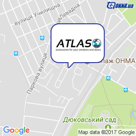 АТЛАС на мапі АТЛАС на мапі